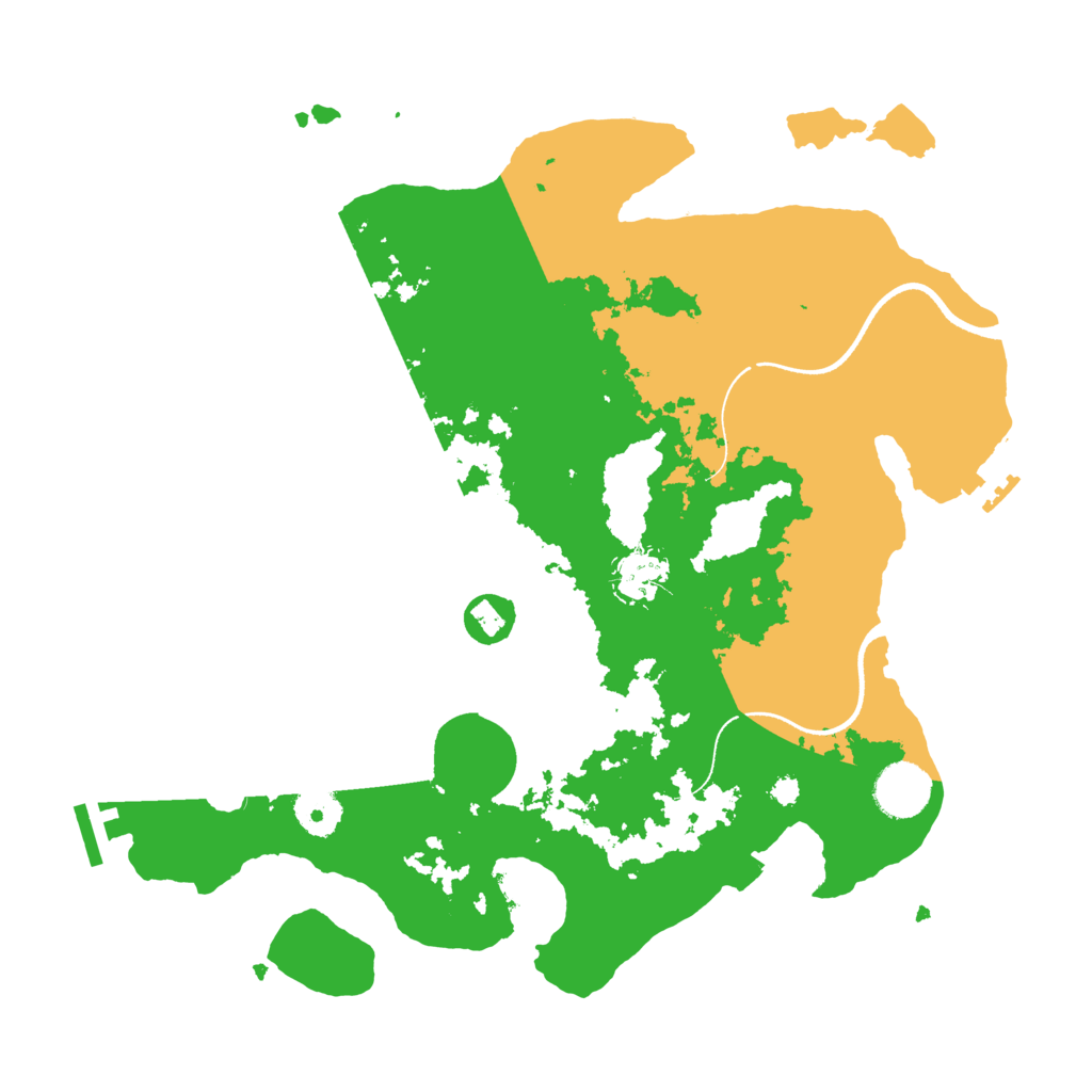 Biome Rust Map: Procedural Map, Size: 3500, Seed: 1949