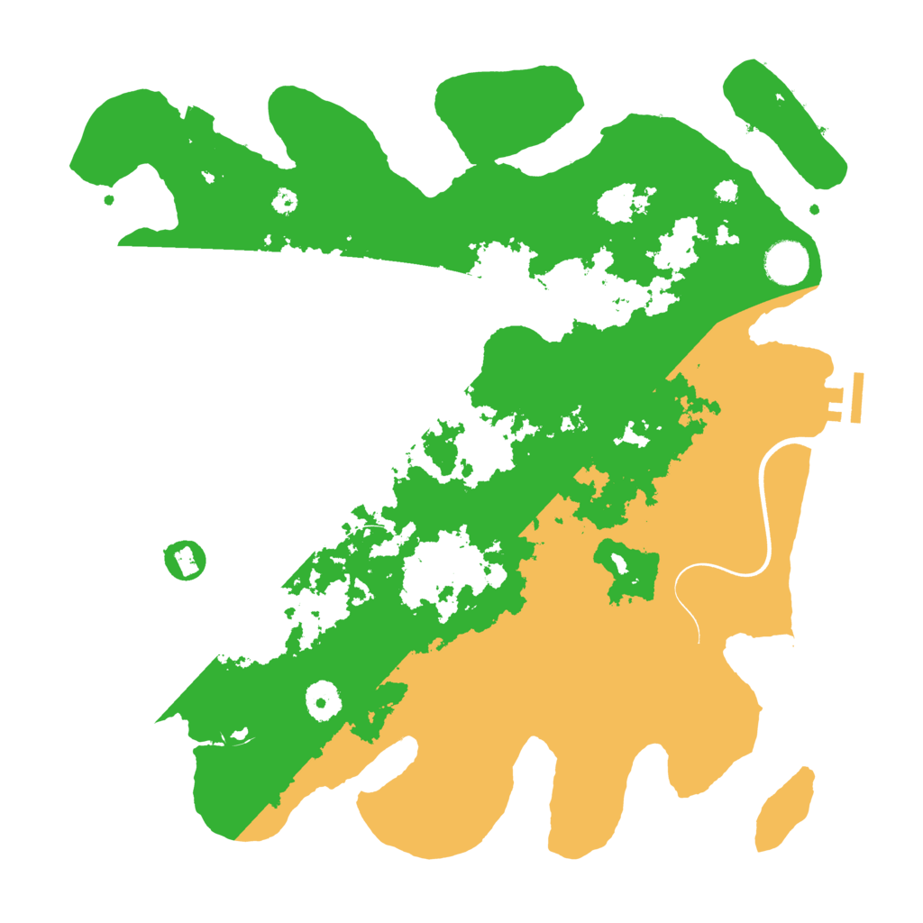 Biome Rust Map: Procedural Map, Size: 3700, Seed: 1076892063