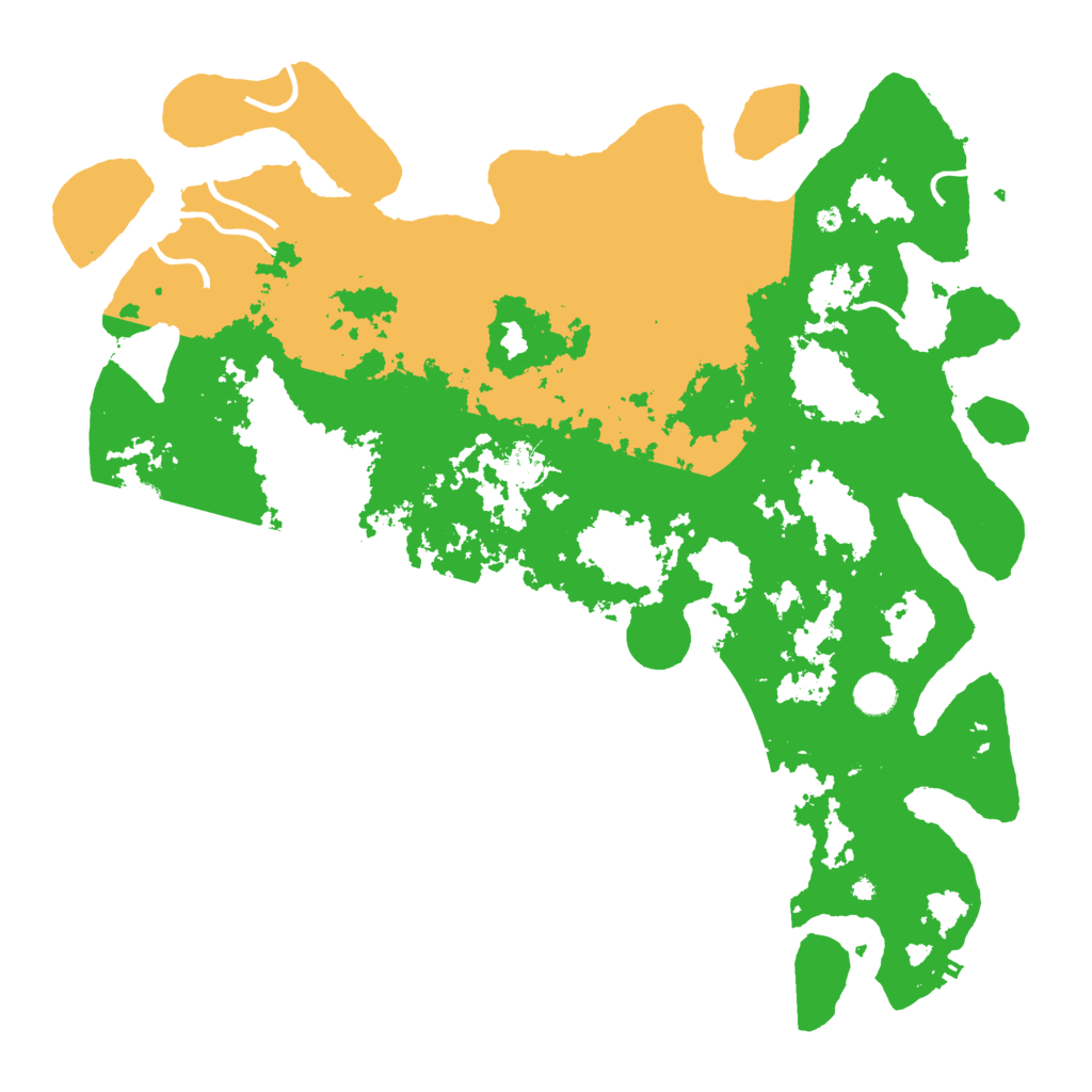 Biome Rust Map: Procedural Map, Size: 4500, Seed: 4528