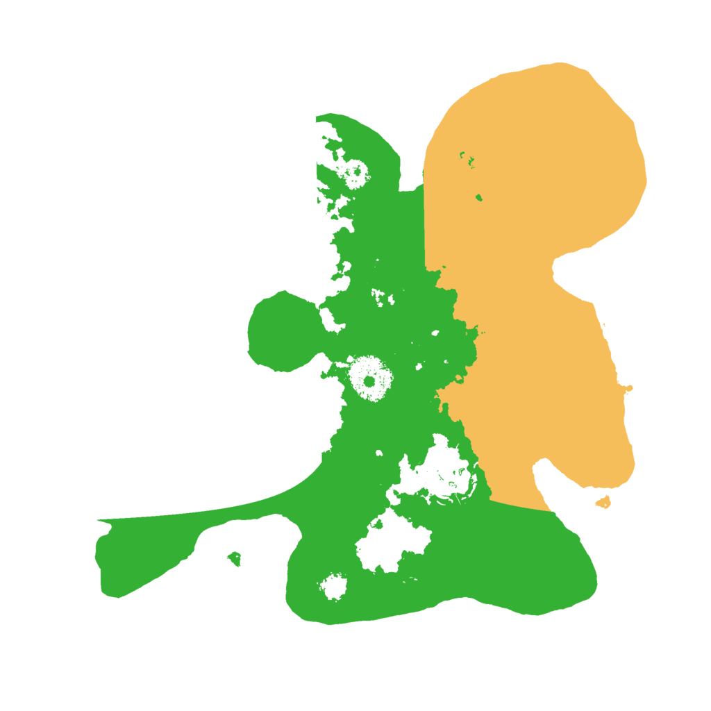 Biome Rust Map: Procedural Map, Size: 2500, Seed: 950158676