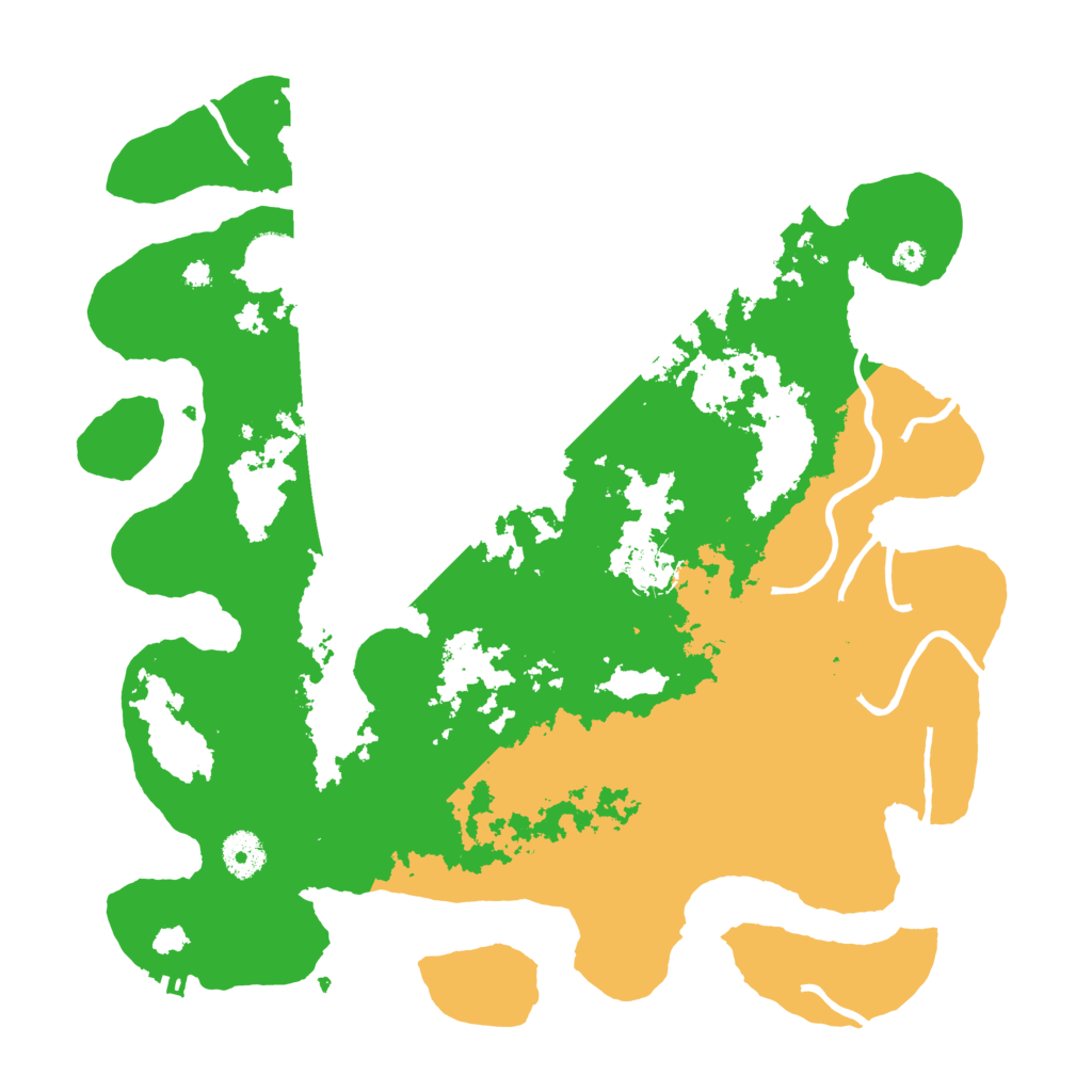 Biome Rust Map: Procedural Map, Size: 3700, Seed: 10000001