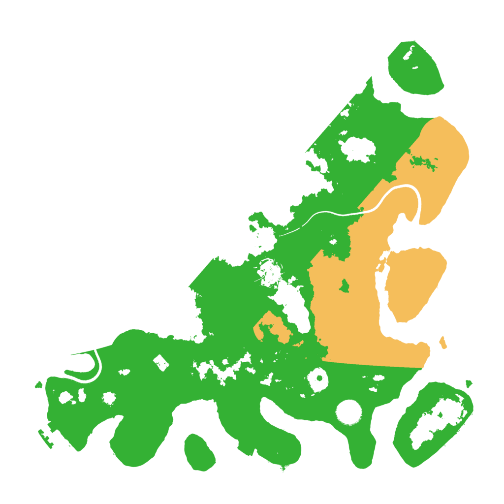 Biome Rust Map: Procedural Map, Size: 3500, Seed: 183