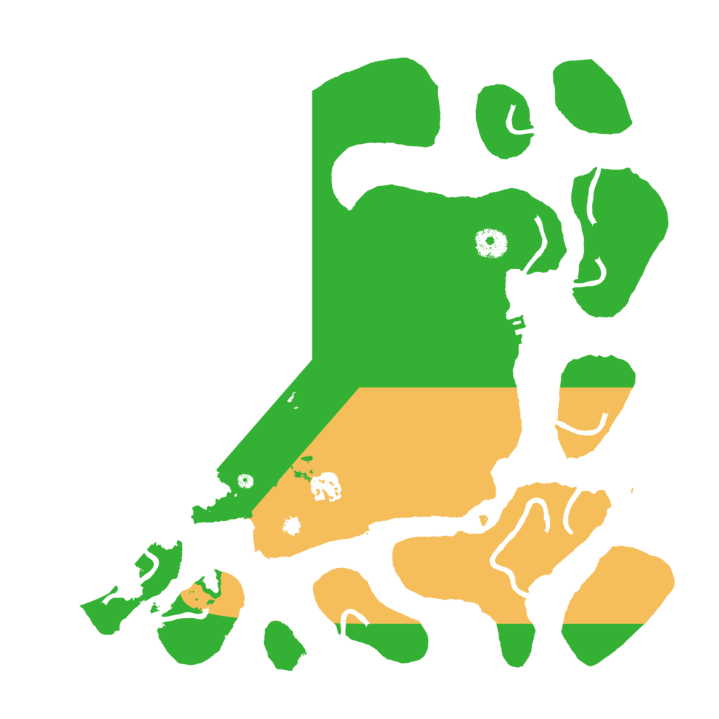 Biome Rust Map: Procedural Map, Size: 3500, Seed: 183