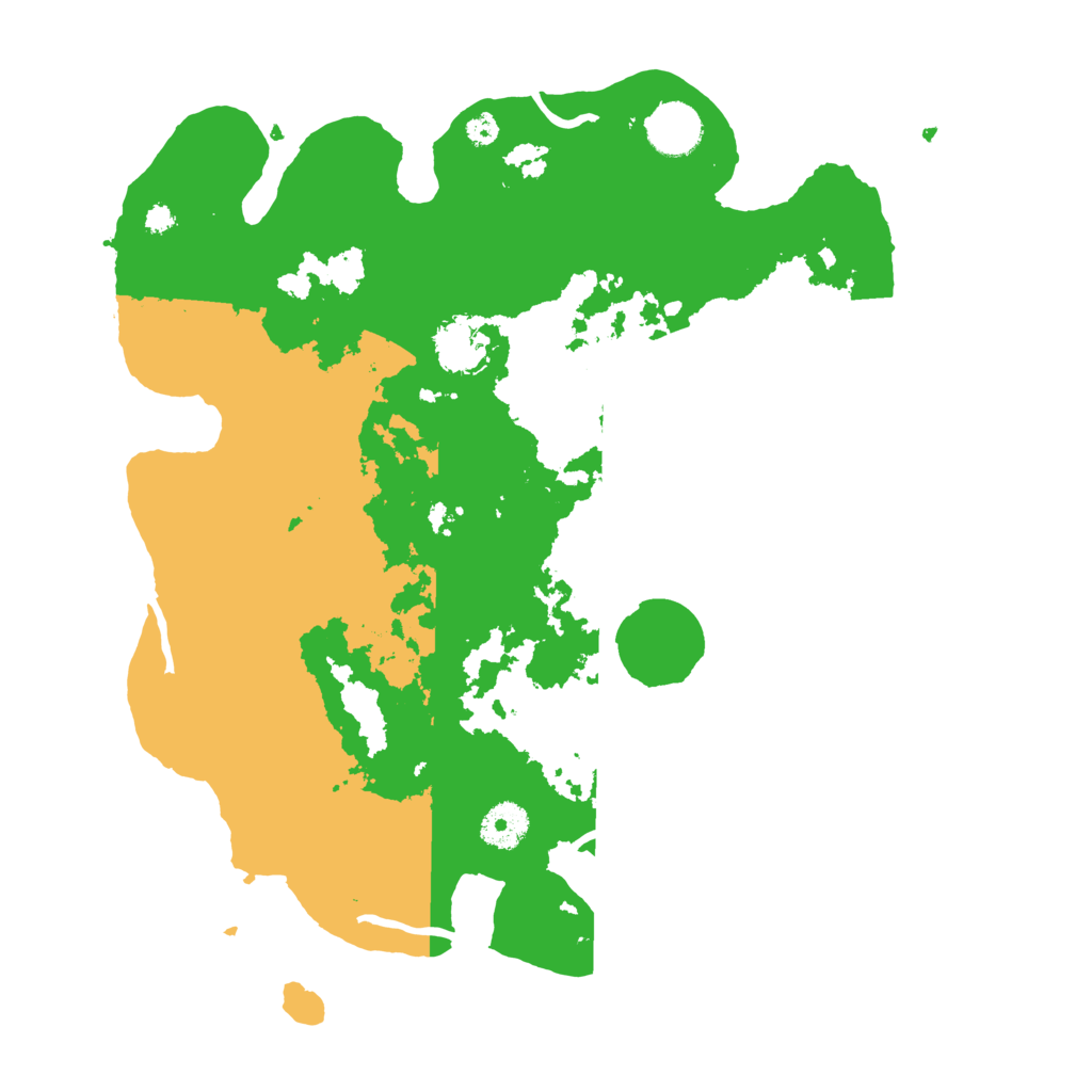 Biome Rust Map: Procedural Map, Size: 3550, Seed: 881122