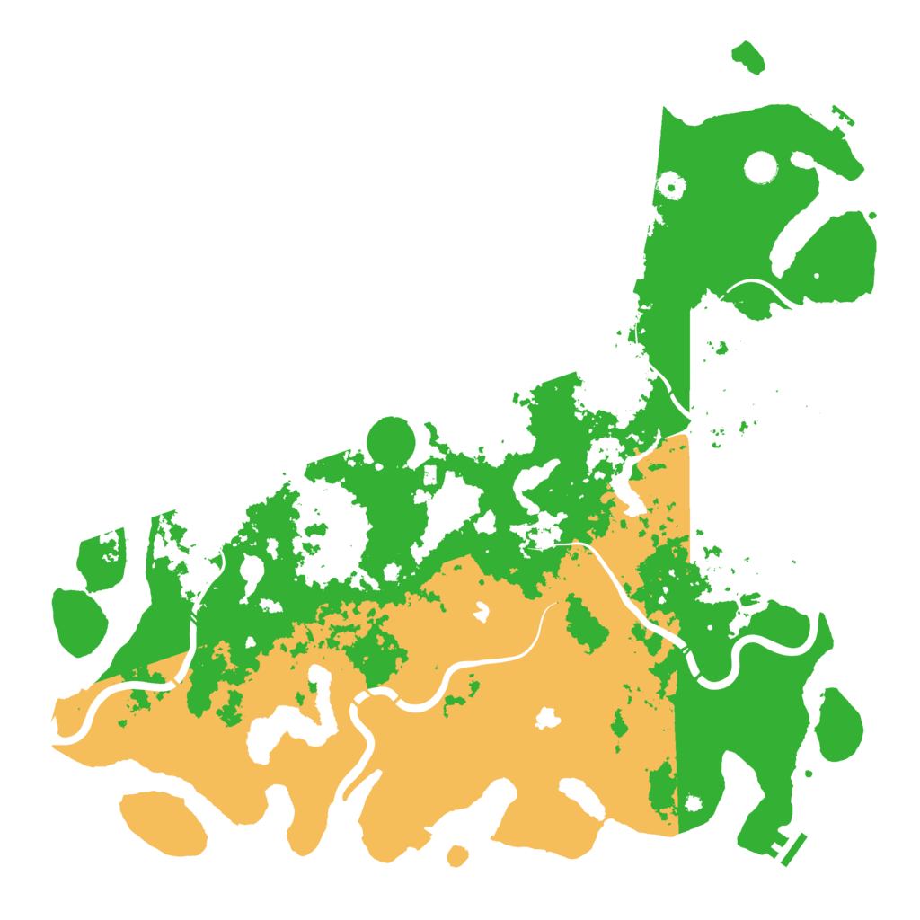 Biome Rust Map: Procedural Map, Size: 5000, Seed: 1523800142