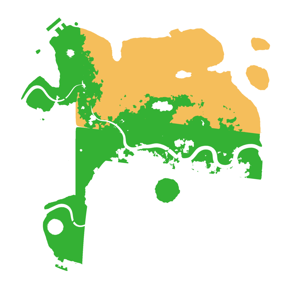 Biome Rust Map: Procedural Map, Size: 3500, Seed: 187973955