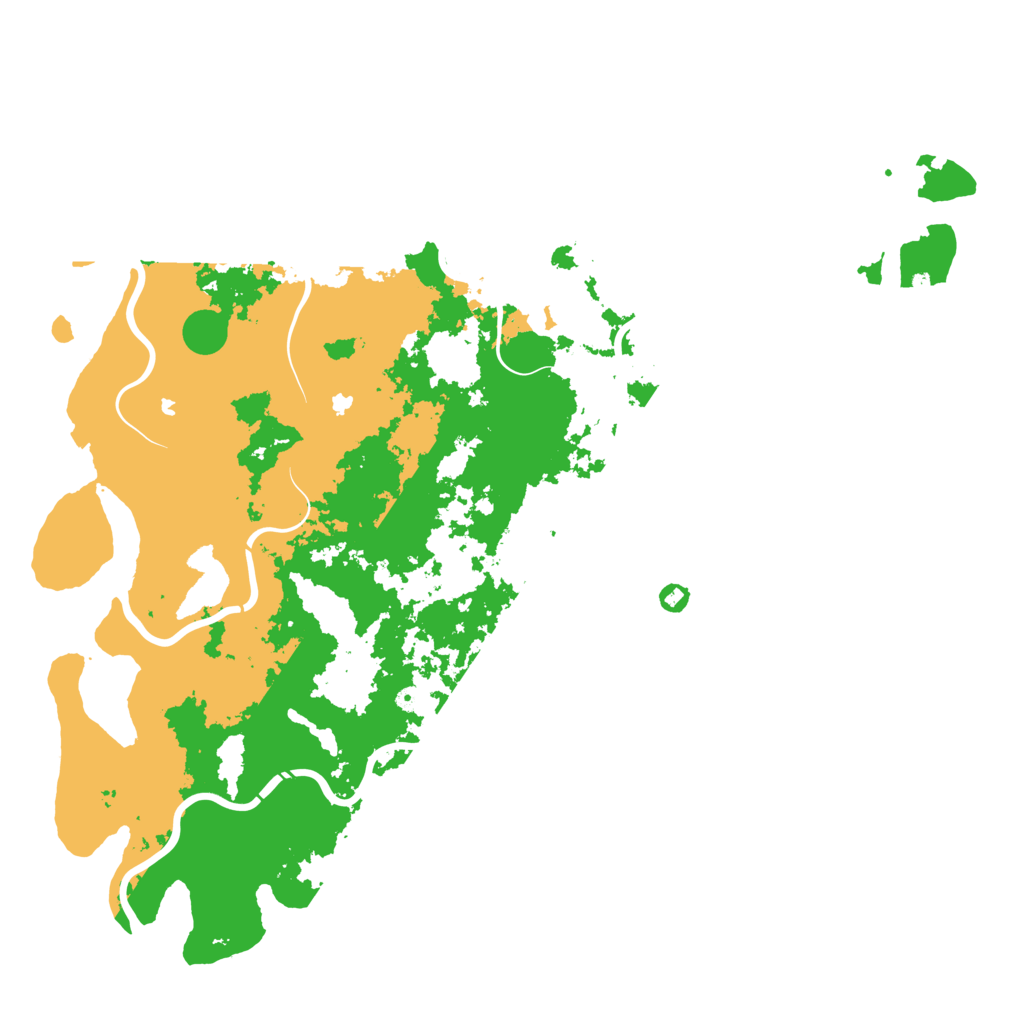 Biome Rust Map: Procedural Map, Size: 6000, Seed: 48101137