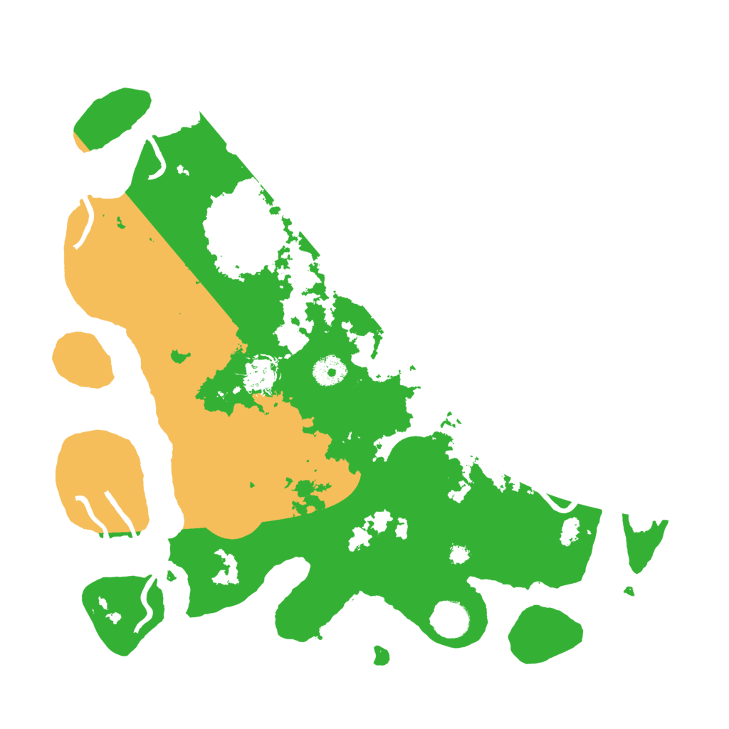 Biome Rust Map: Procedural Map, Size: 3500, Seed: 163262