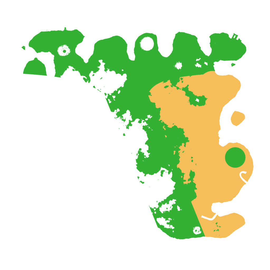 Biome Rust Map: Procedural Map, Size: 3500, Seed: 2118642034