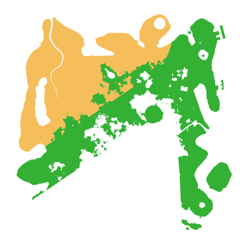 Biome Rust Map: Procedural Map, Size: 3750, Seed: 123843
