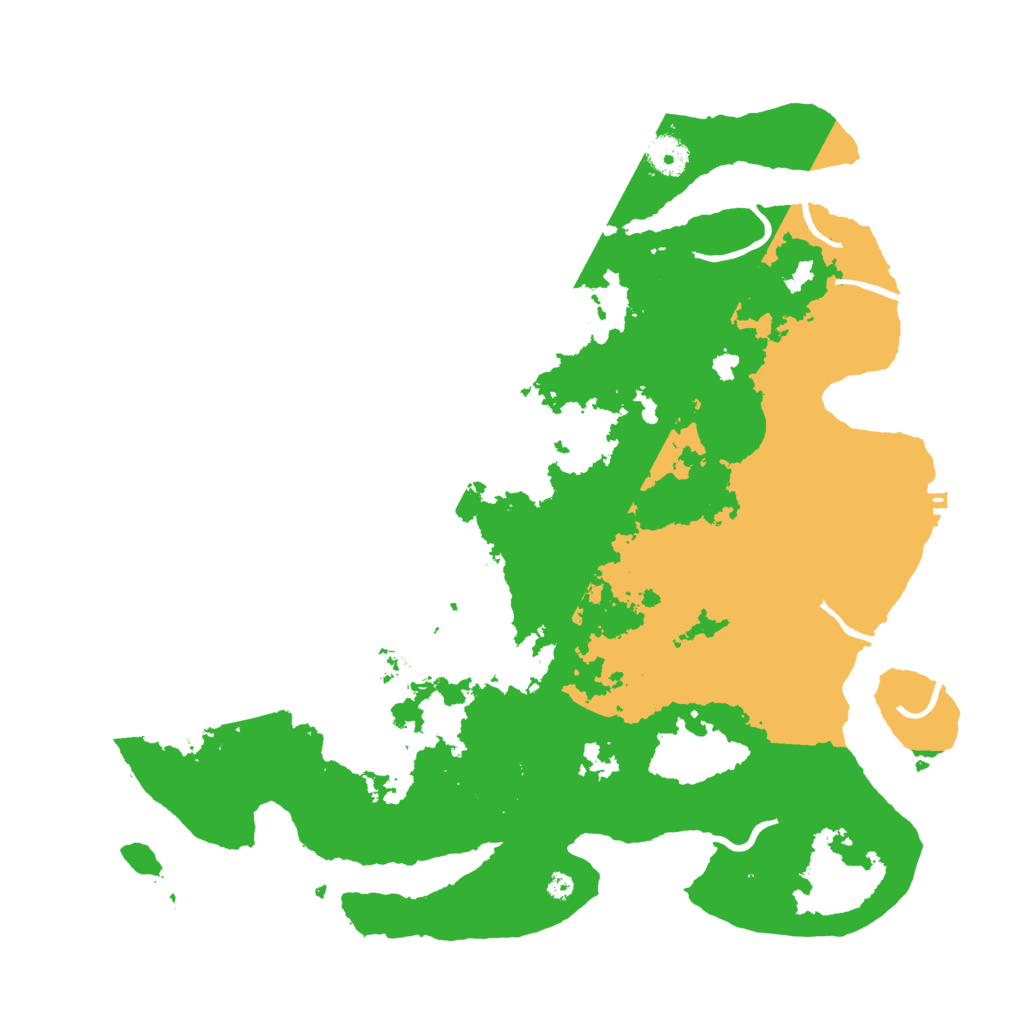 Biome Rust Map: Procedural Map, Size: 4001, Seed: 1994591501