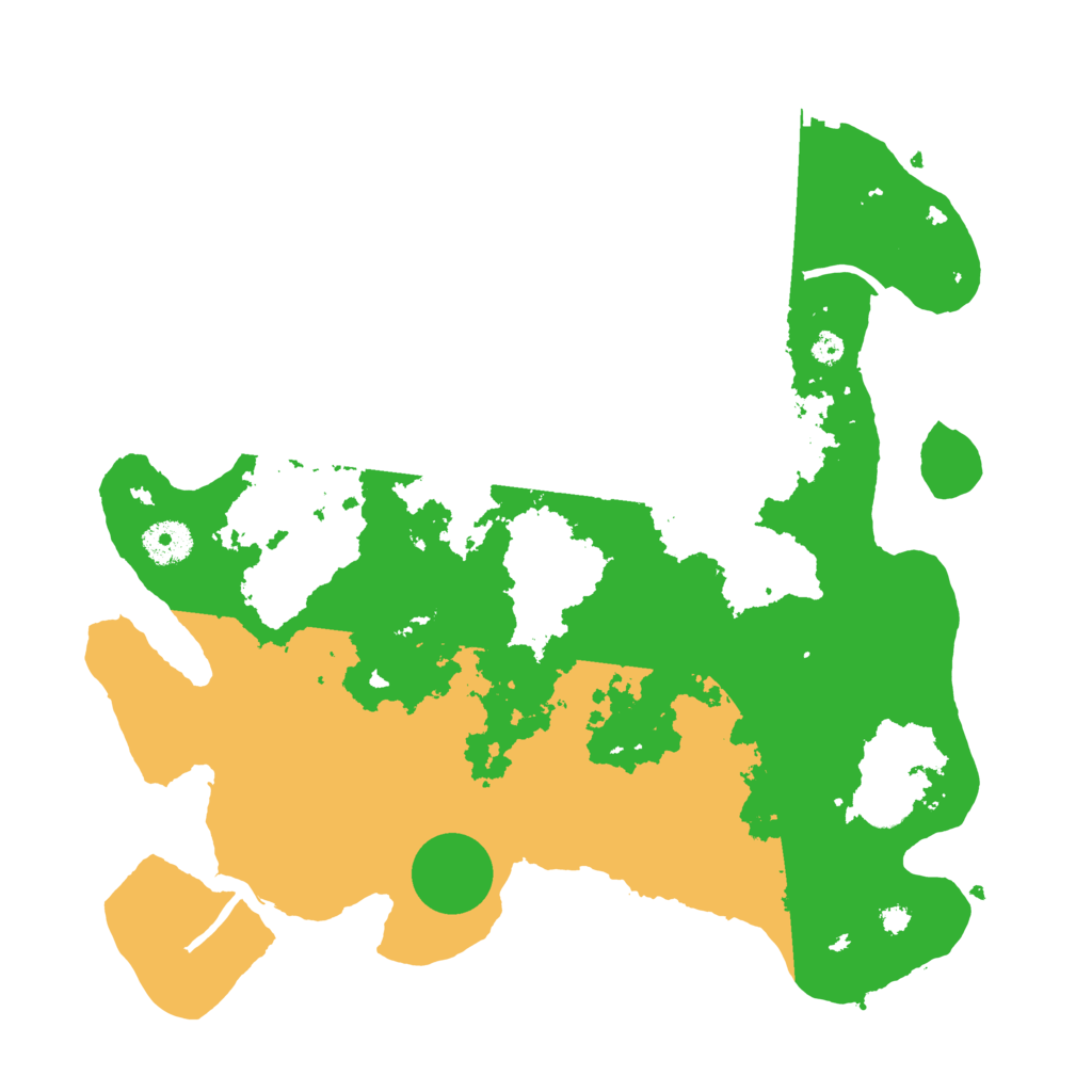 Biome Rust Map: Procedural Map, Size: 3550, Seed: 889673