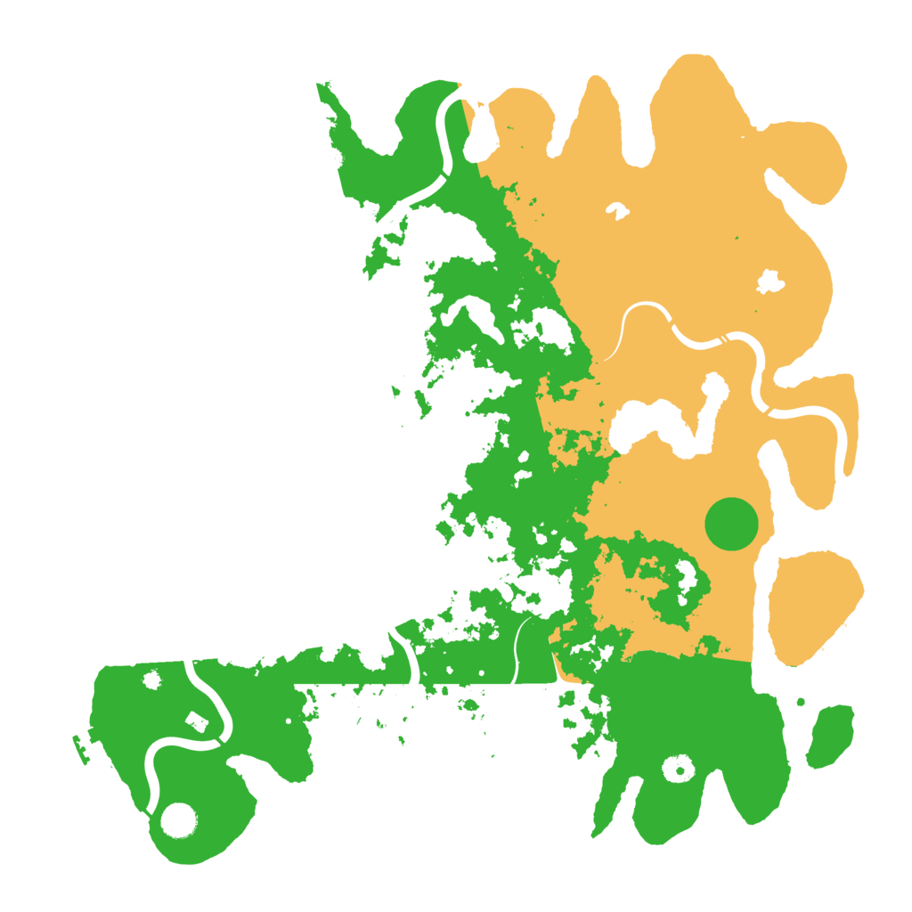Biome Rust Map: Procedural Map, Size: 4500, Seed: 14528
