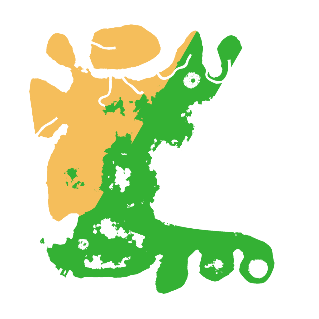 Biome Rust Map: Procedural Map, Size: 3000, Seed: 878762969