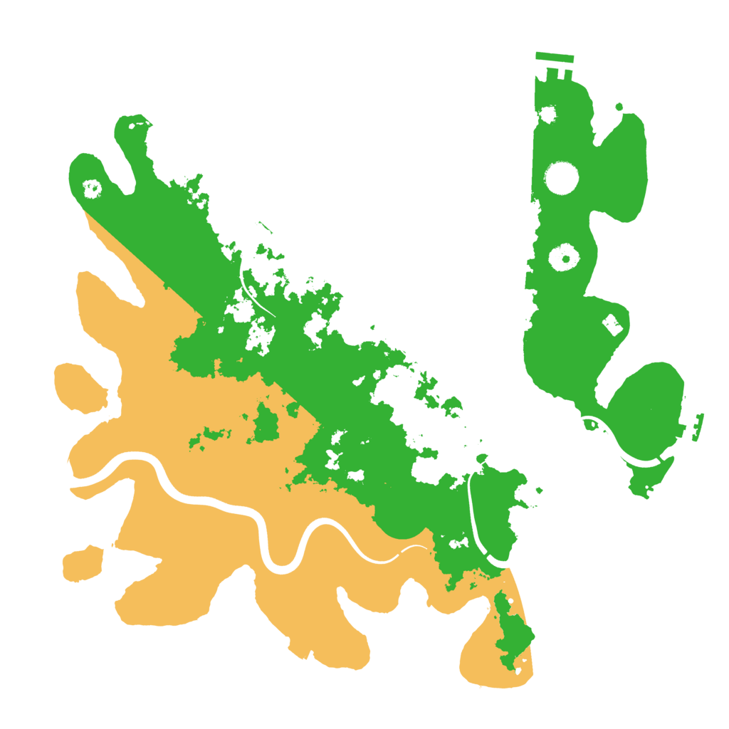 Biome Rust Map: Procedural Map, Size: 3850, Seed: 383106689