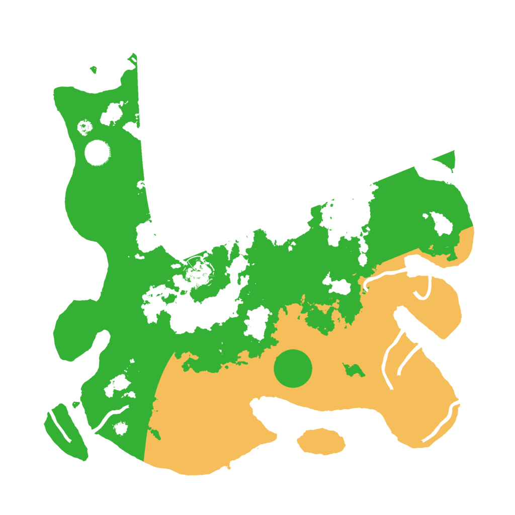 Biome Rust Map: Procedural Map, Size: 3550, Seed: 5