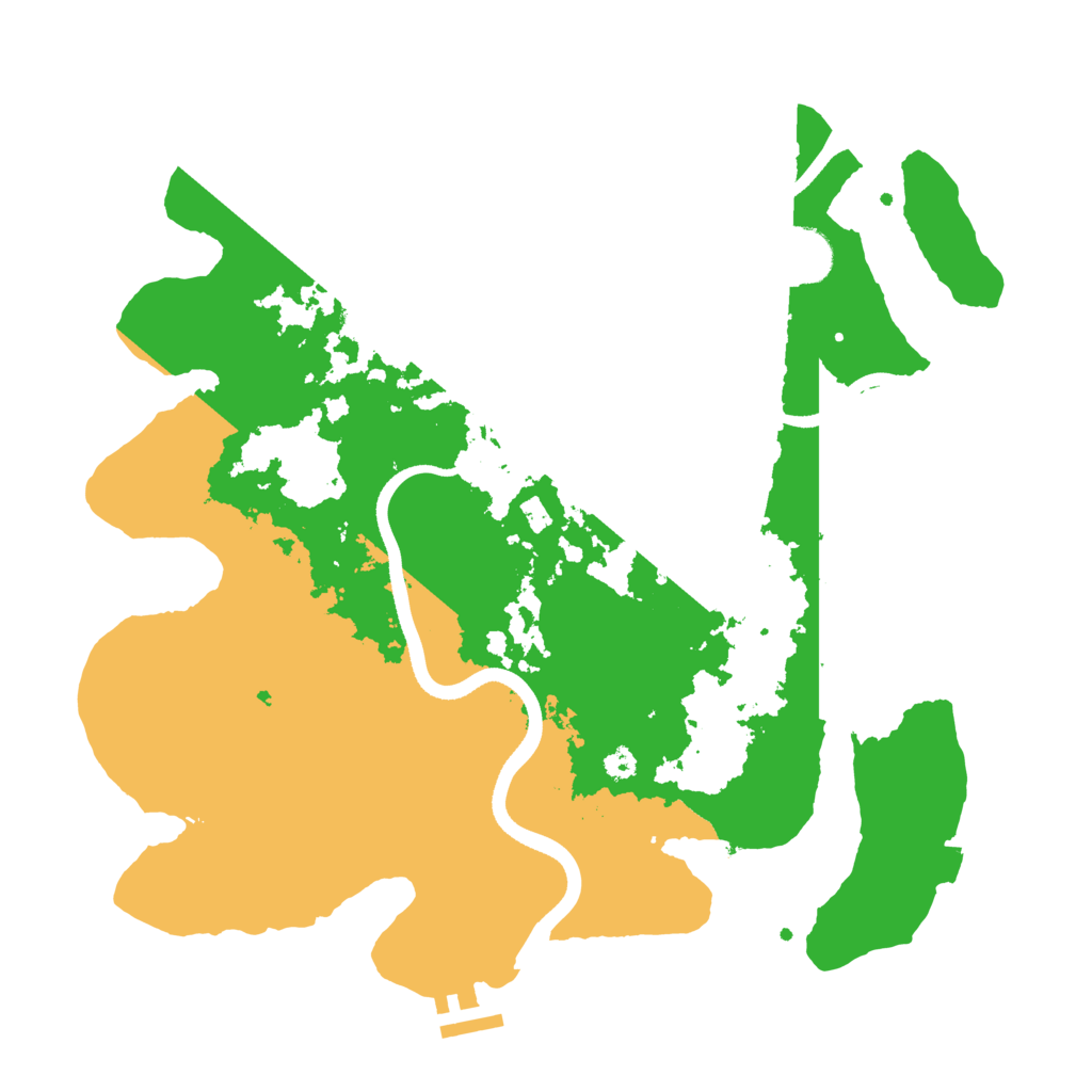 Biome Rust Map: Procedural Map, Size: 3500, Seed: 50360