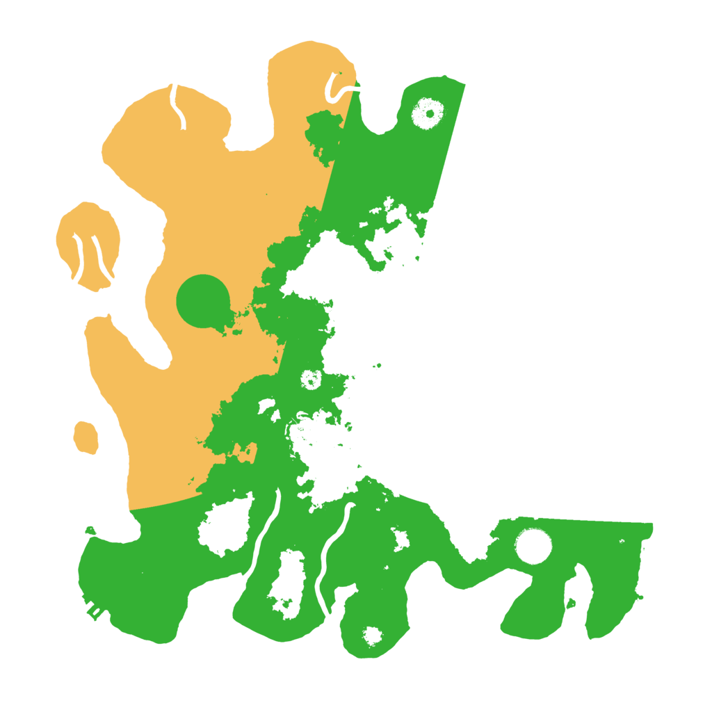 Biome Rust Map: Procedural Map, Size: 3500, Seed: 1421939272