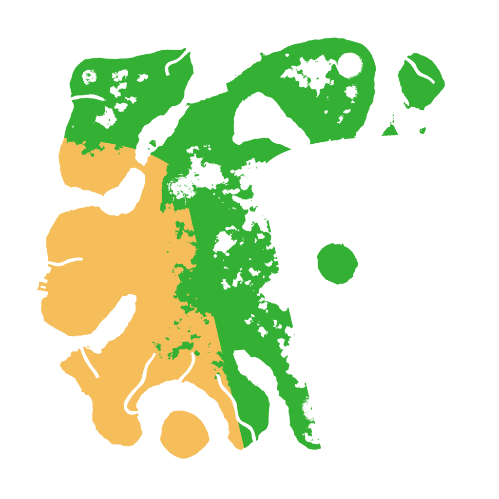 Biome Rust Map: Procedural Map, Size: 3550, Seed: 810653