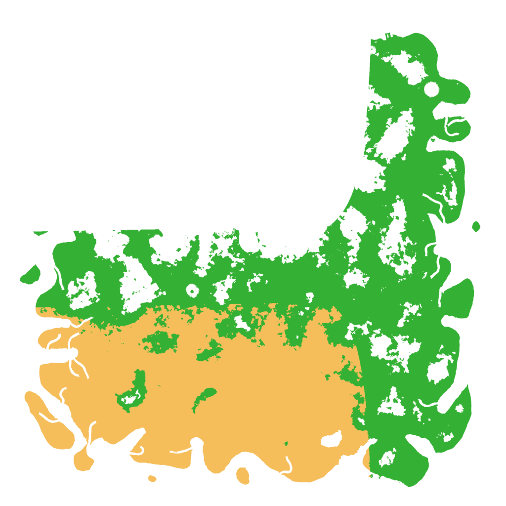 Biome Rust Map: Procedural Map, Size: 6000, Seed: 222222