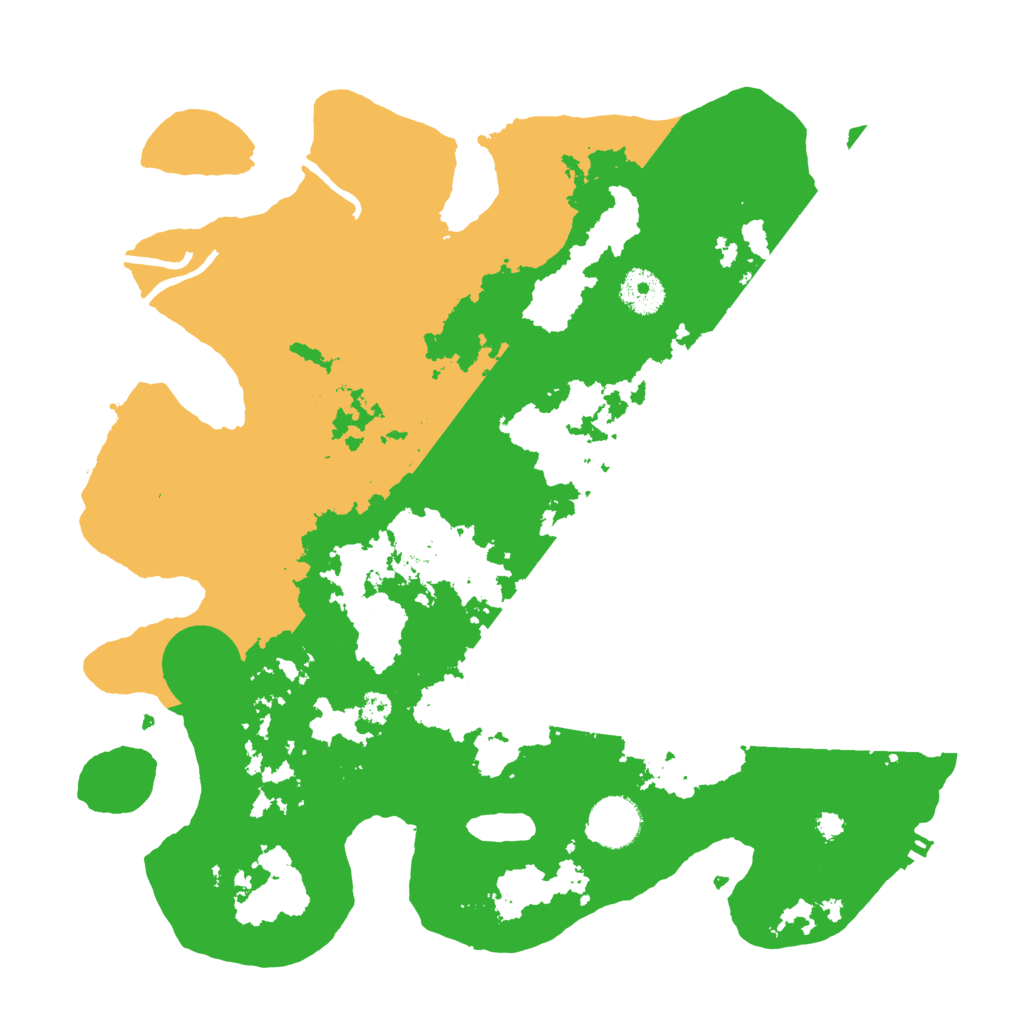 Biome Rust Map: Procedural Map, Size: 3500, Seed: 392062546