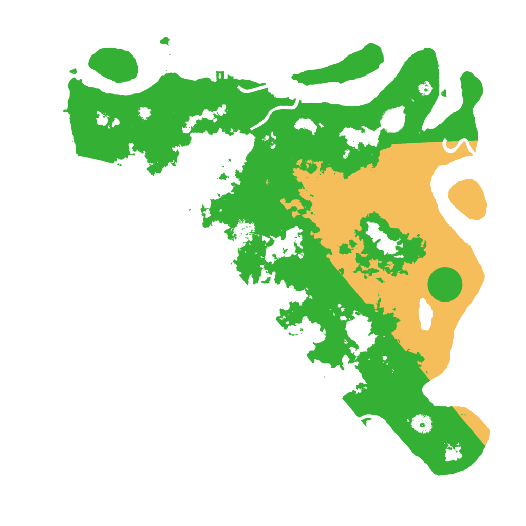 Biome Rust Map: Procedural Map, Size: 4000, Seed: 544061