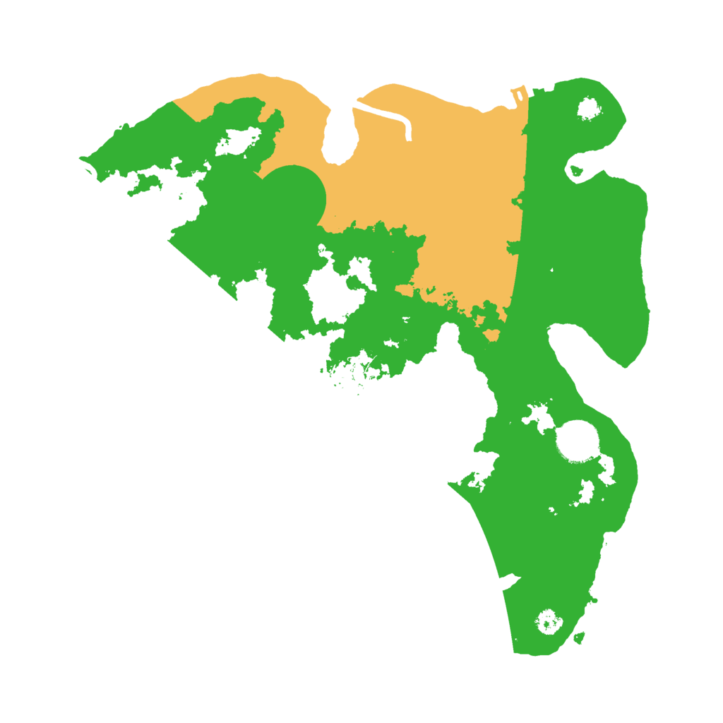 Biome Rust Map: Procedural Map, Size: 3000, Seed: 81212