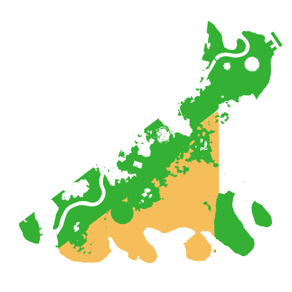 Biome Rust Map: Procedural Map, Size: 3550, Seed: 280762