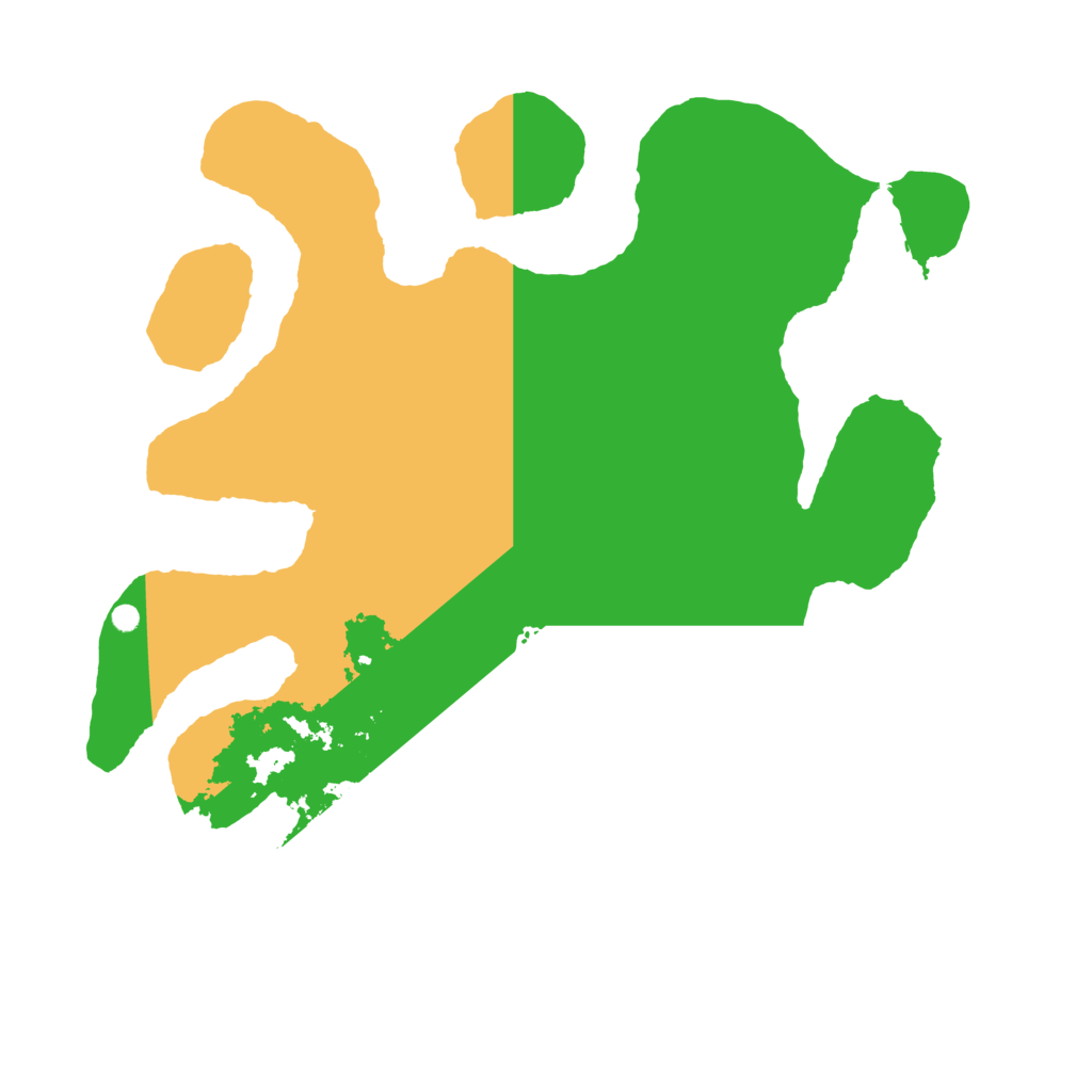 Biome Rust Map: Barren, Size: 3500, Seed: 13