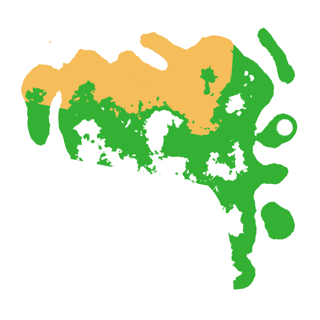 Biome Rust Map: Barren, Size: 3500, Seed: 6738