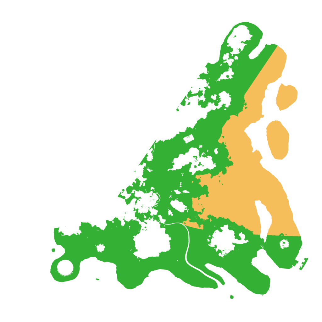 Biome Rust Map: Procedural Map, Size: 3550, Seed: 617262