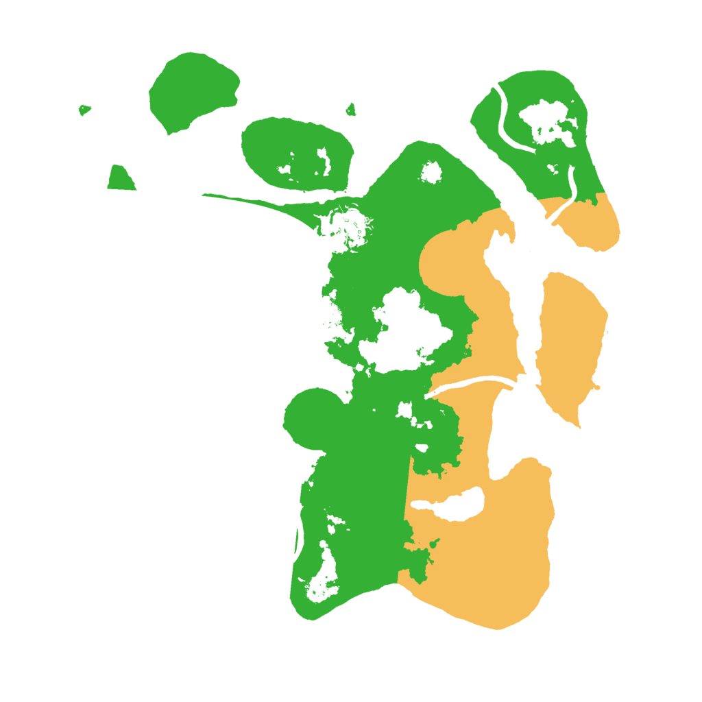 Biome Rust Map: Procedural Map, Size: 3000, Seed: 99372