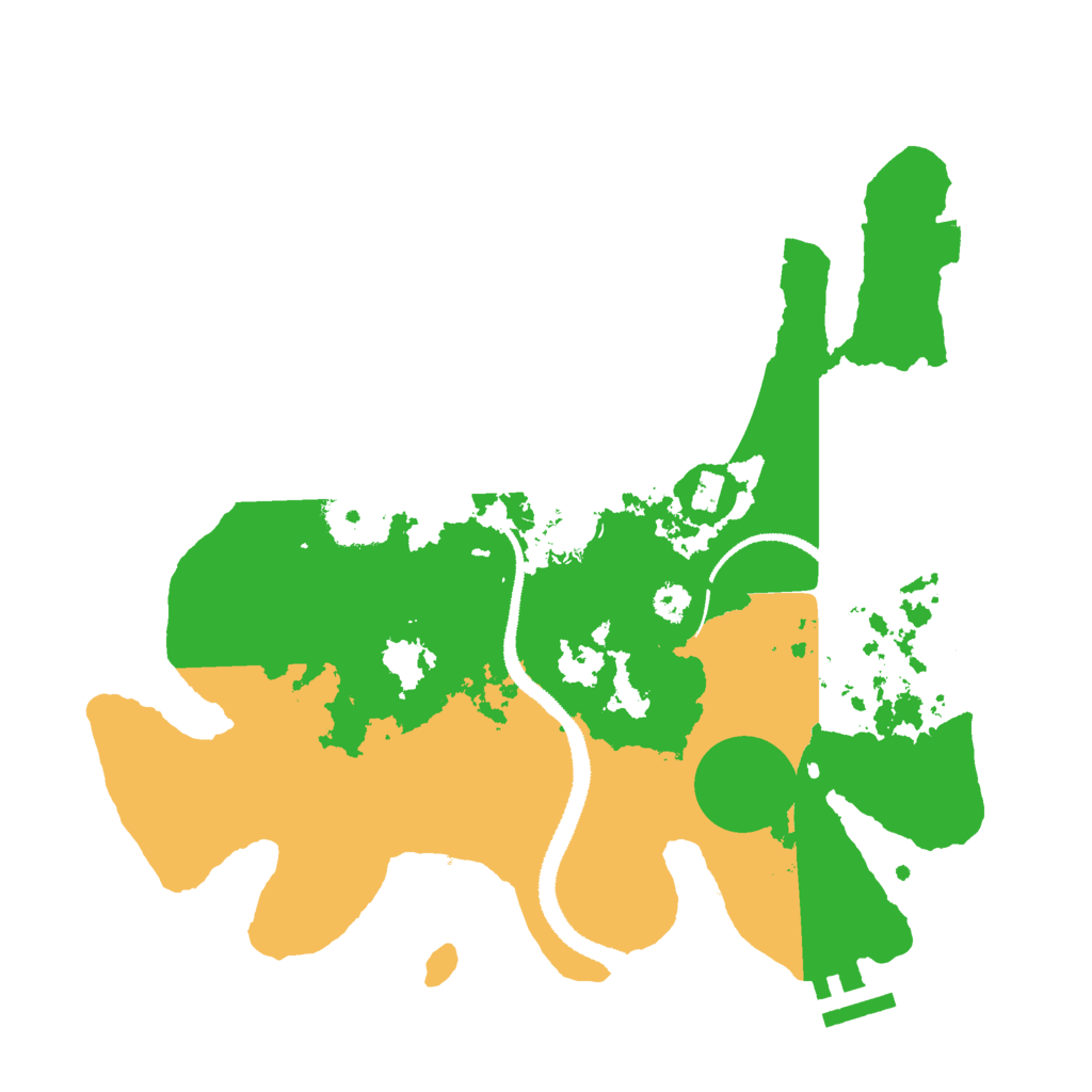 Biome Rust Map: Procedural Map, Size: 3000, Seed: 1283