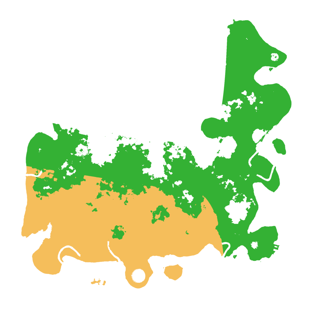 Biome Rust Map: Procedural Map, Size: 4000, Seed: 1961790715