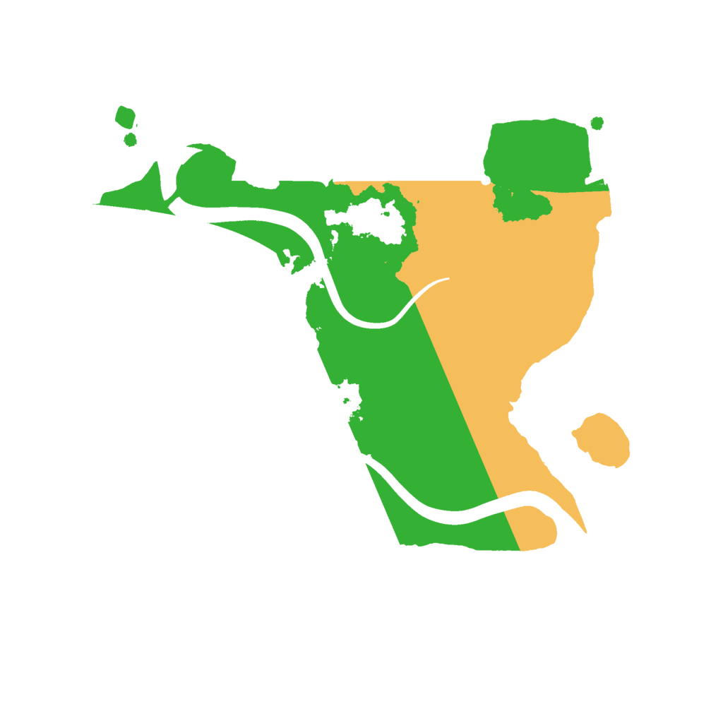 Biome Rust Map: Procedural Map, Size: 2225, Seed: 557529340