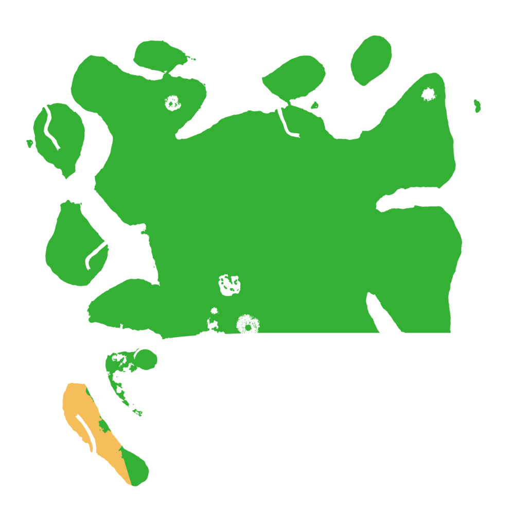 Biome Rust Map: Procedural Map, Size: 3500, Seed: 1552150283