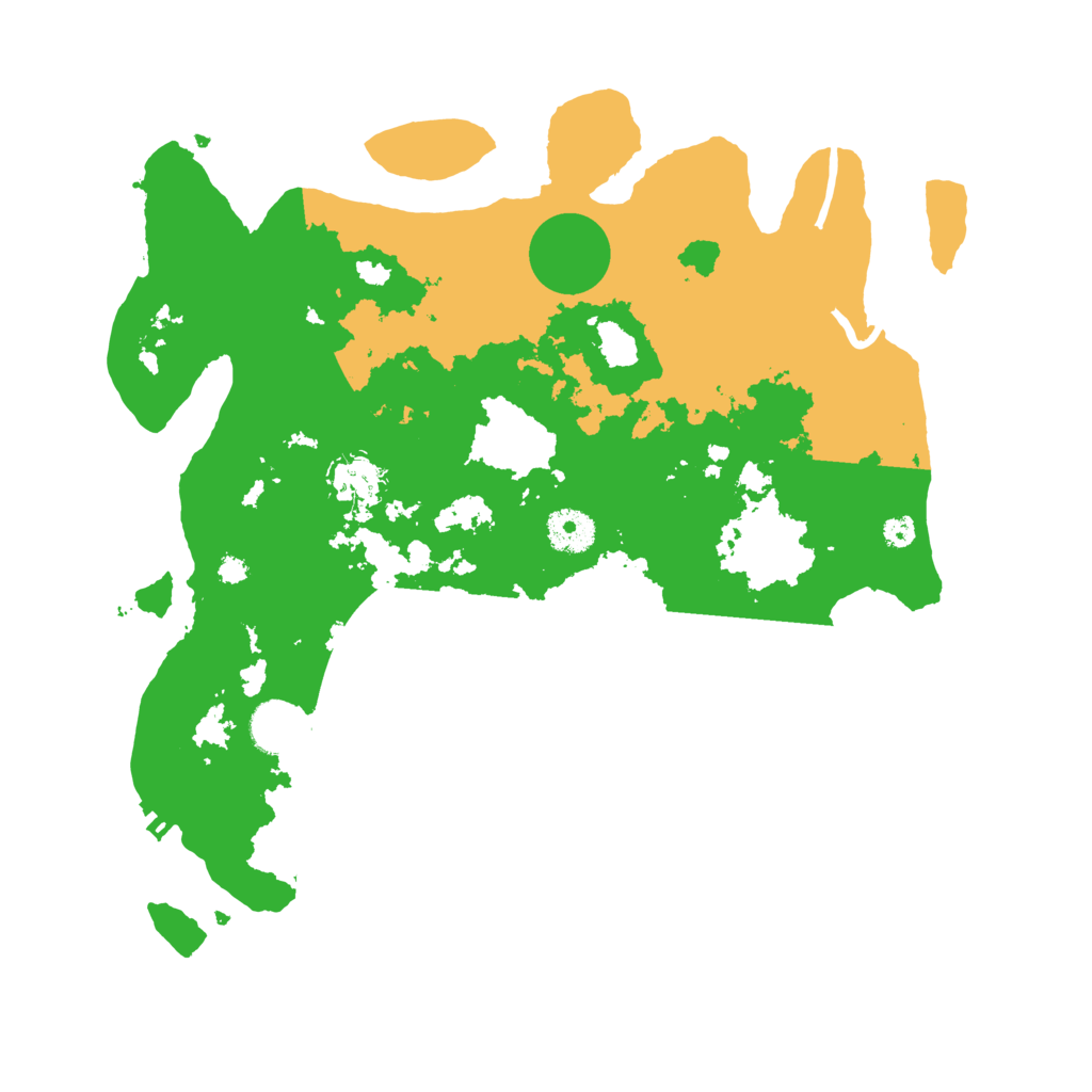 Biome Rust Map: Procedural Map, Size: 3550, Seed: 354142