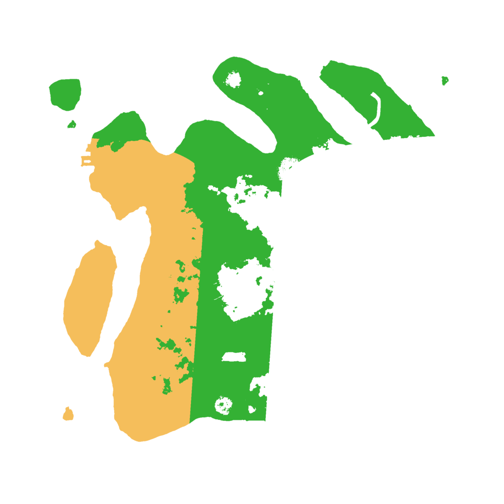 Biome Rust Map: Procedural Map, Size: 3000, Seed: 293841