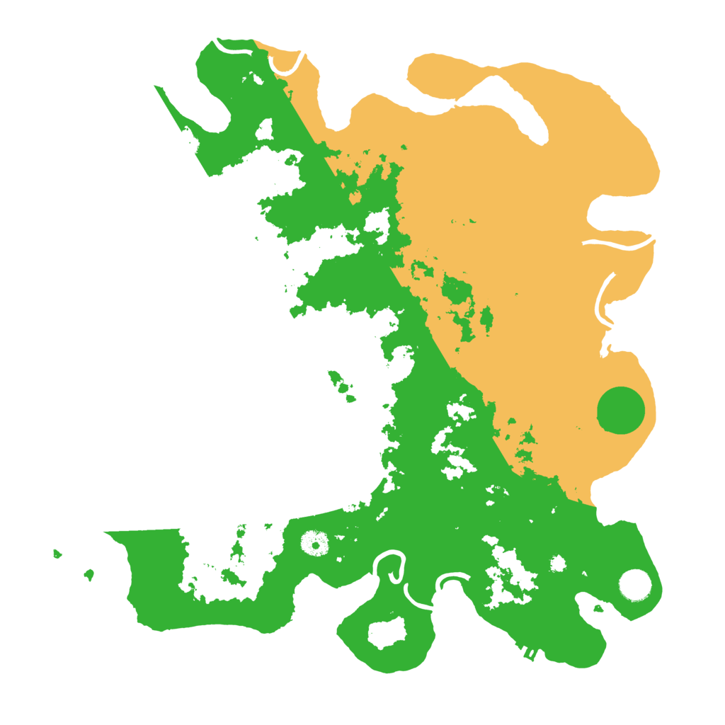 Biome Rust Map: Procedural Map, Size: 4000, Seed: 483561