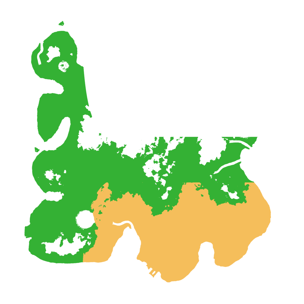 Biome Rust Map: Procedural Map, Size: 3000, Seed: 406615849
