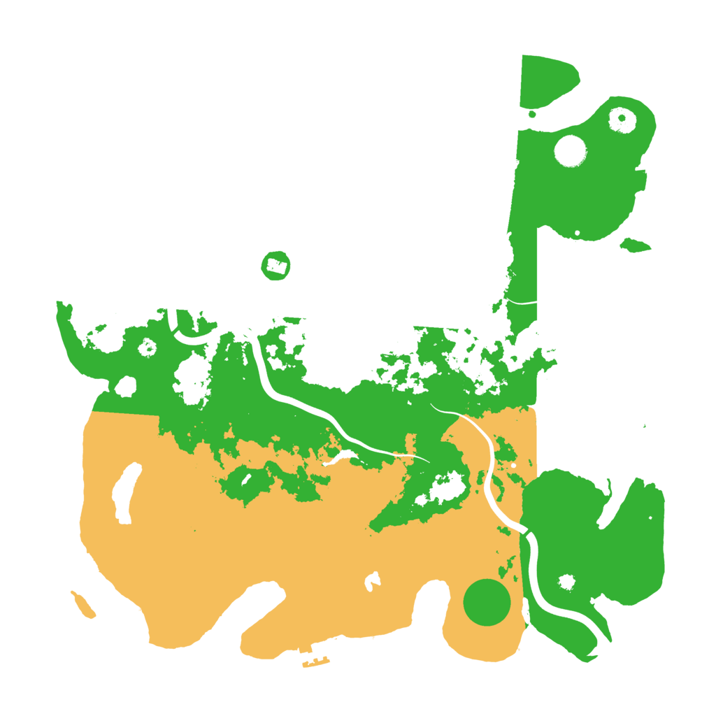 Biome Rust Map: Procedural Map, Size: 4000, Seed: 123452