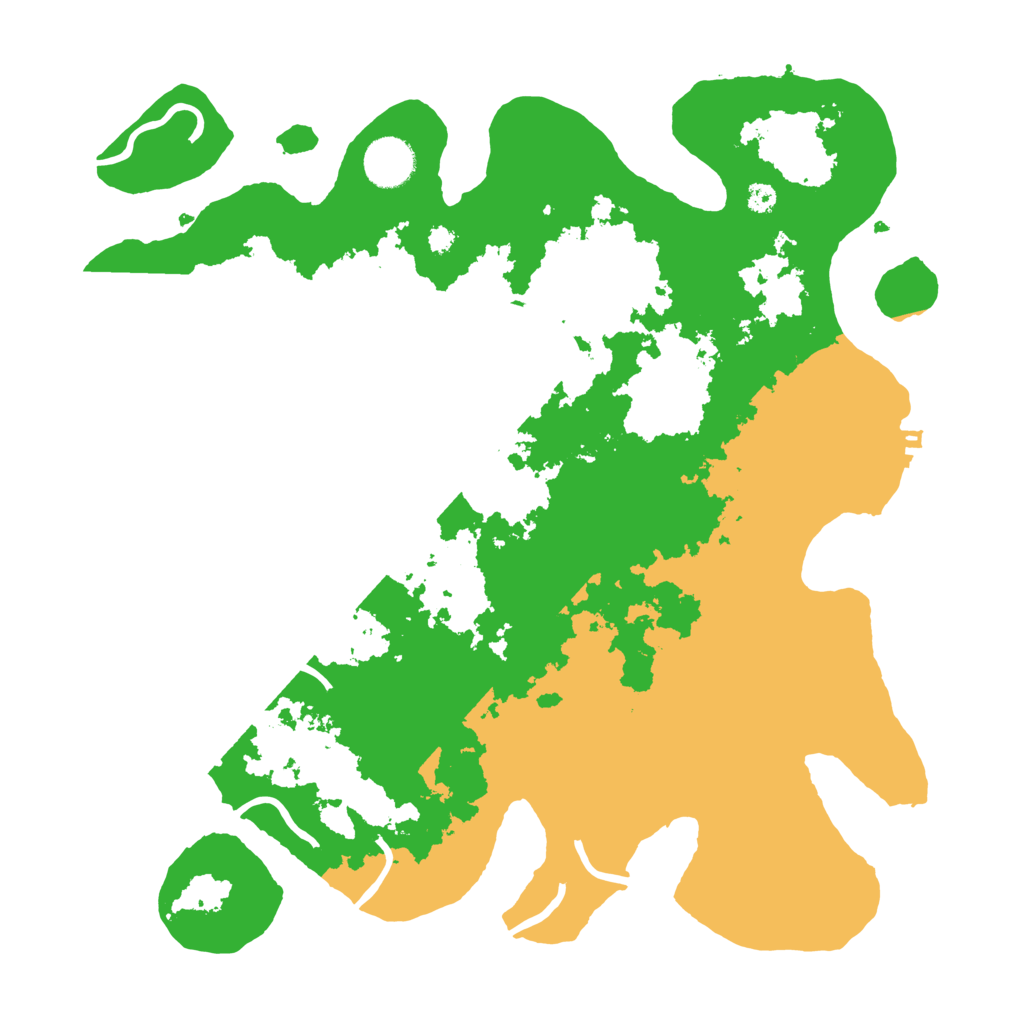Biome Rust Map: Procedural Map, Size: 3550, Seed: 567835