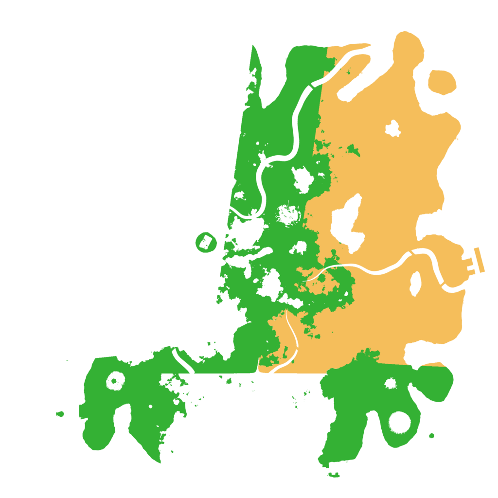 Biome Rust Map: Procedural Map, Size: 4000, Seed: 344309