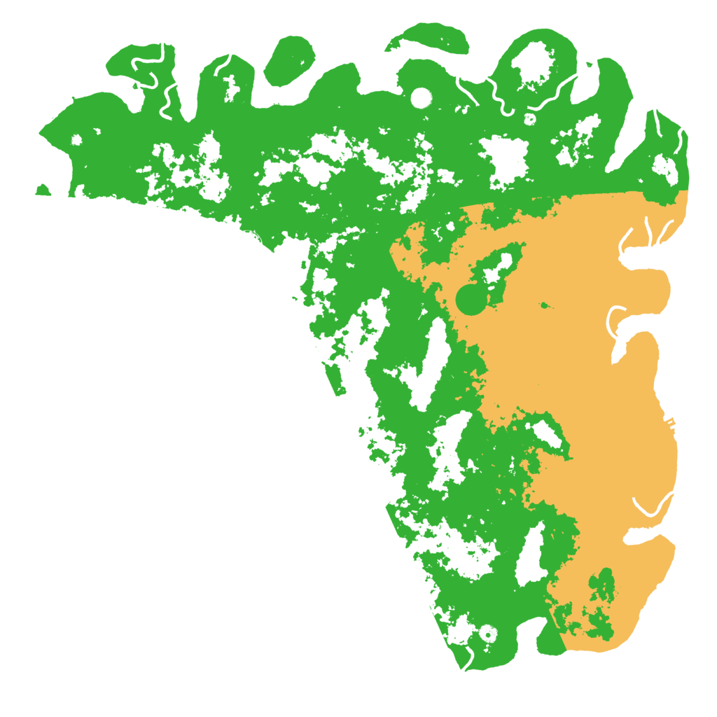 Biome Rust Map: Procedural Map, Size: 6000, Seed: 2023644331