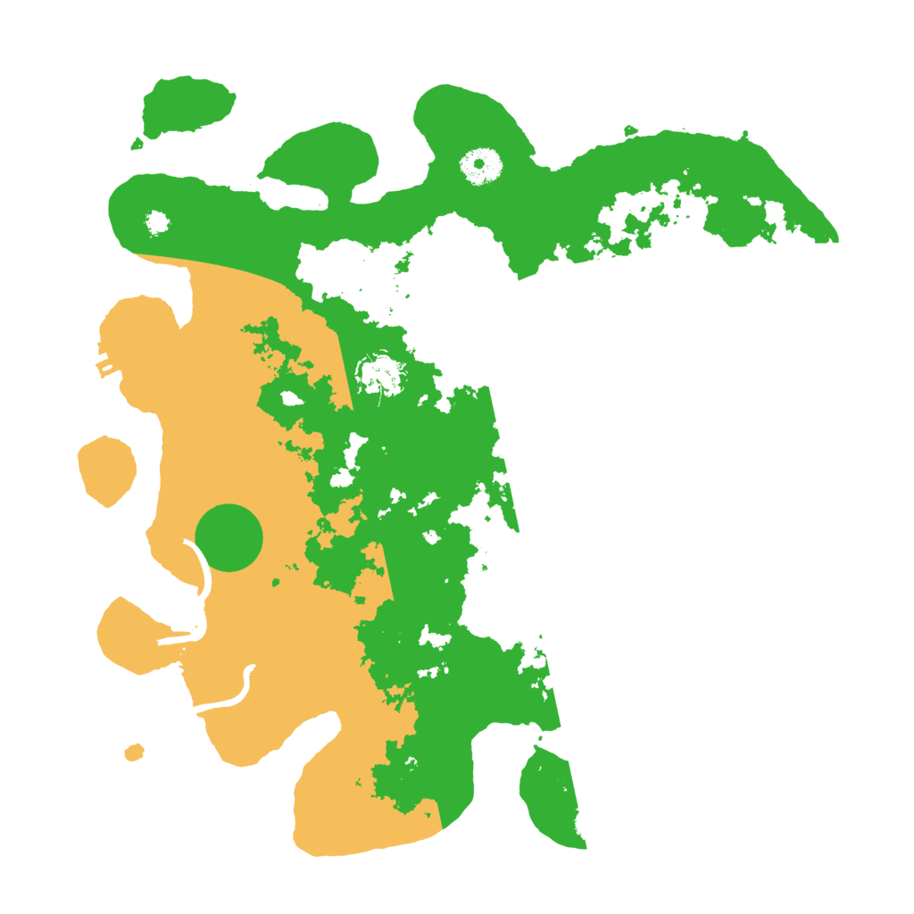 Biome Rust Map: Procedural Map, Size: 3550, Seed: 111438