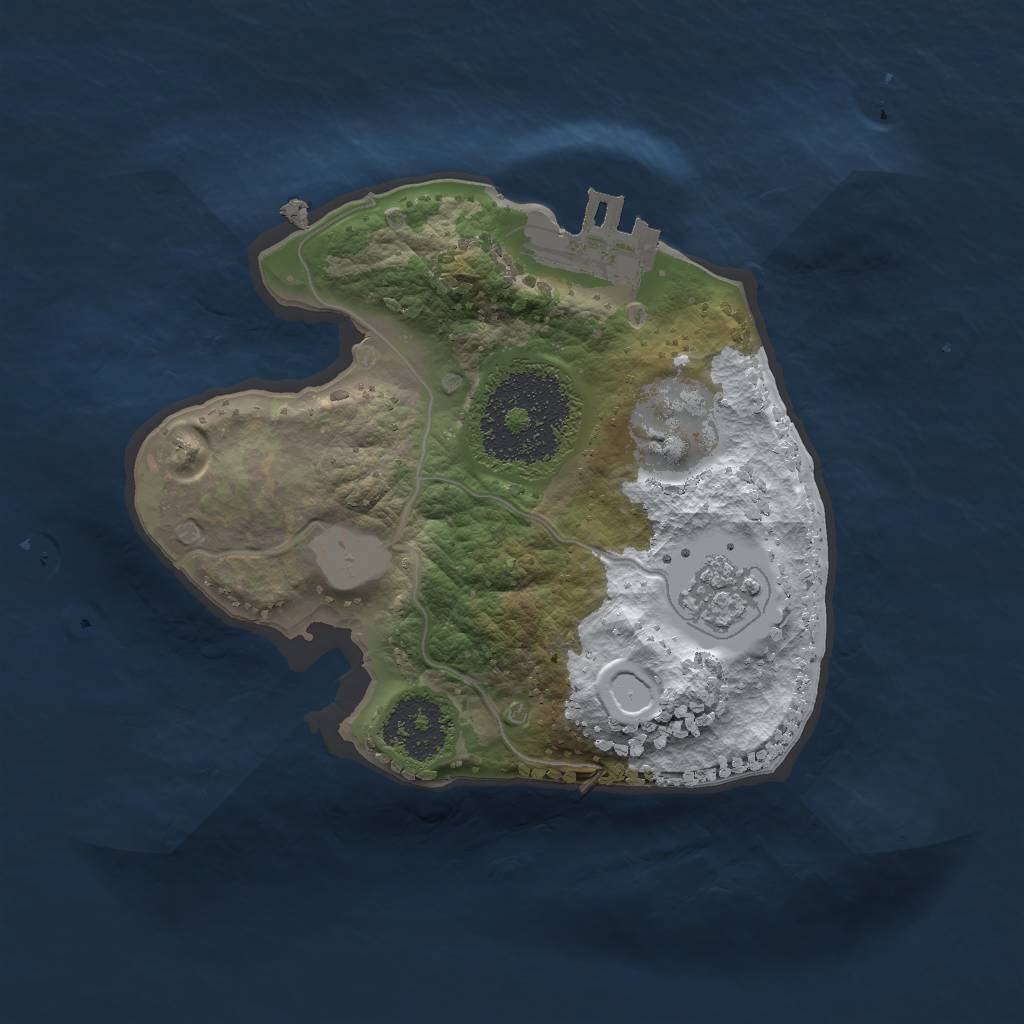 Rust Map: Procedural Map, Size: 1700, Seed: 67547, 7 Monuments