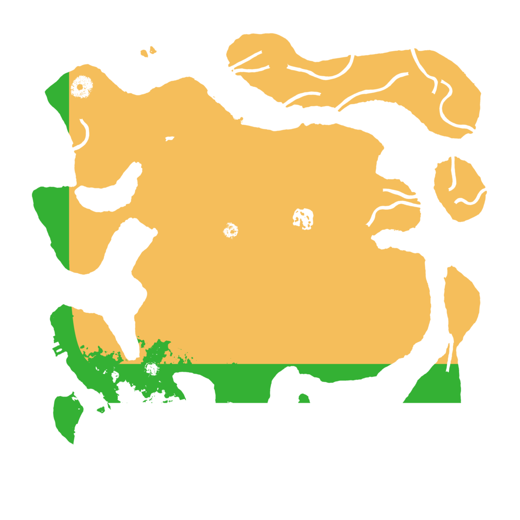 Biome Rust Map: Procedural Map, Size: 3550, Seed: 718830