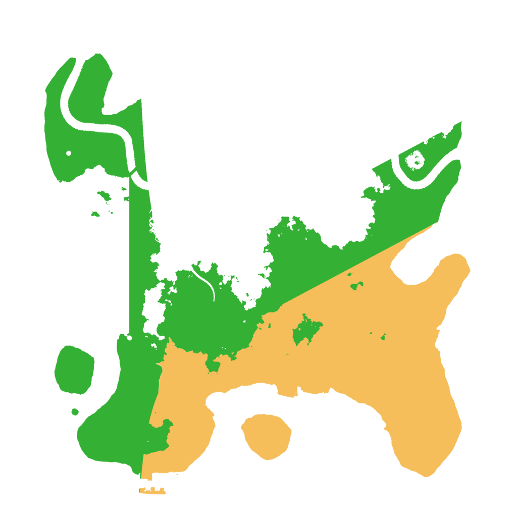 Biome Rust Map: Procedural Map, Size: 3000, Seed: 792527