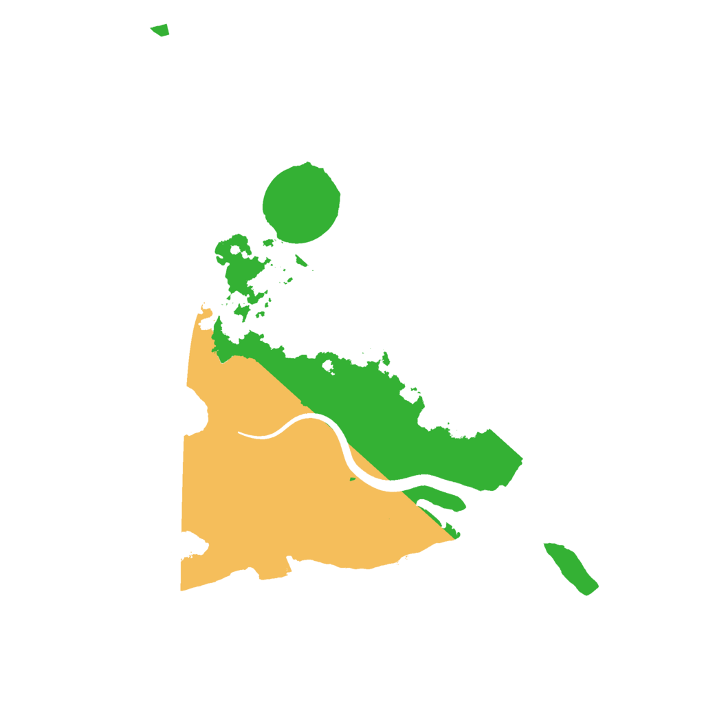 Biome Rust Map: Procedural Map, Size: 2500, Seed: 595378