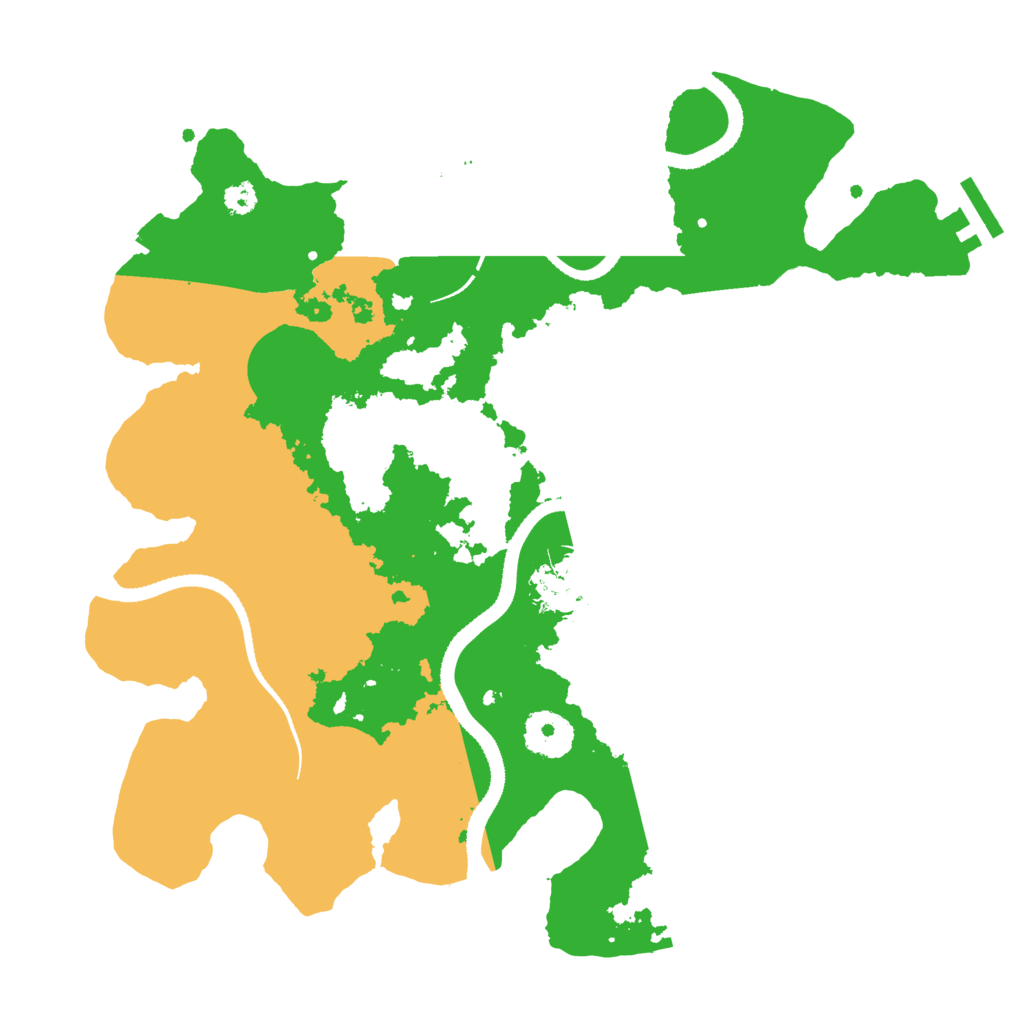 Biome Rust Map: Procedural Map, Size: 3200, Seed: 1620677053